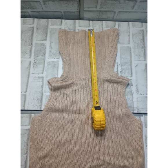Mossimo Sweater Vest Cable Knit Cream Women’s Turtleneck Sz XS/TP - Picture 7 of 8